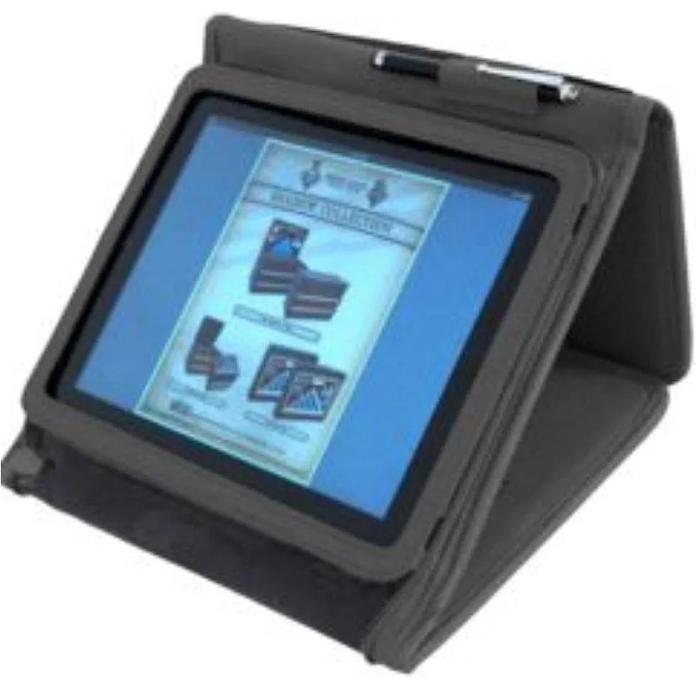 Mercury Luggage Tactical Ipadfolio, Black, 10 1/2in.x8 3/4in.x1 1/2in.